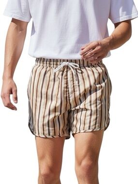CAYE COLLECTION Men’s Signature Striped Swim Shorts